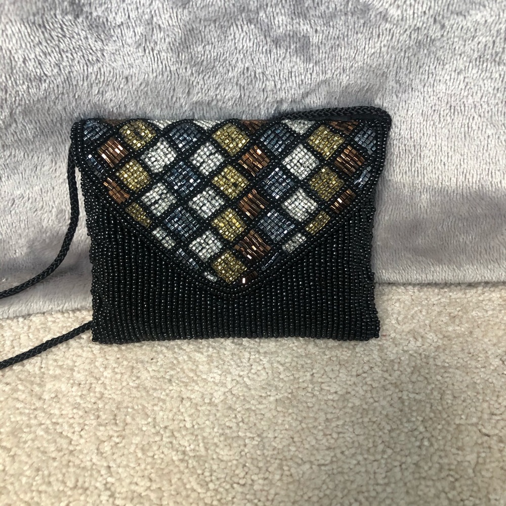 Andre Cellini Vintage Beaded Mini Shoulder Bag